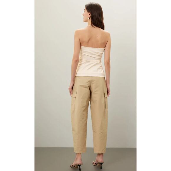 A.L.C. Charlotte White Crepe Top - Picture 4 of 13